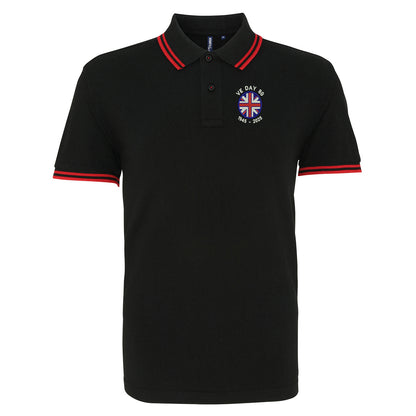 VE Day 80 1945-2025 Tipped Polo Shirt