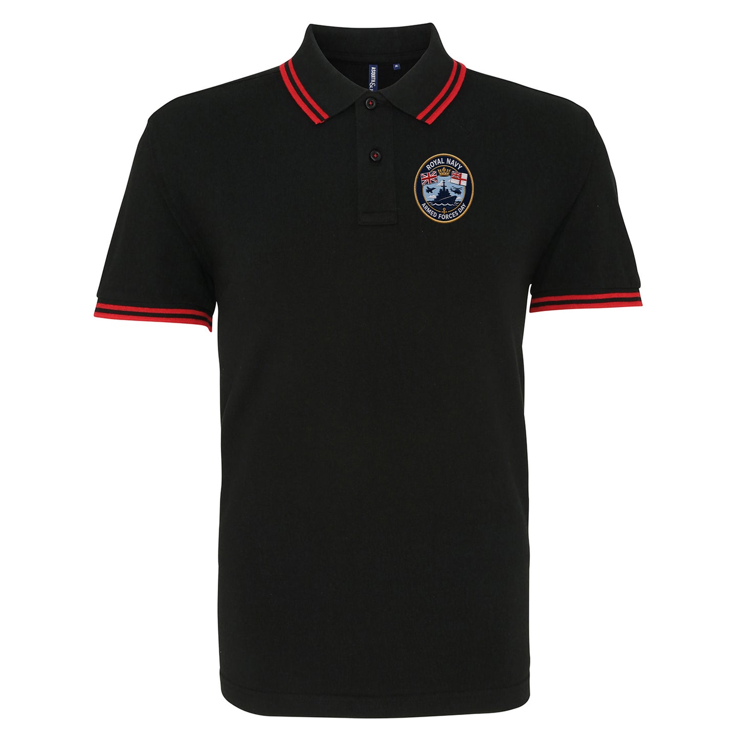 Royal Navy Armed Forces Day Tipped Polo Shirt