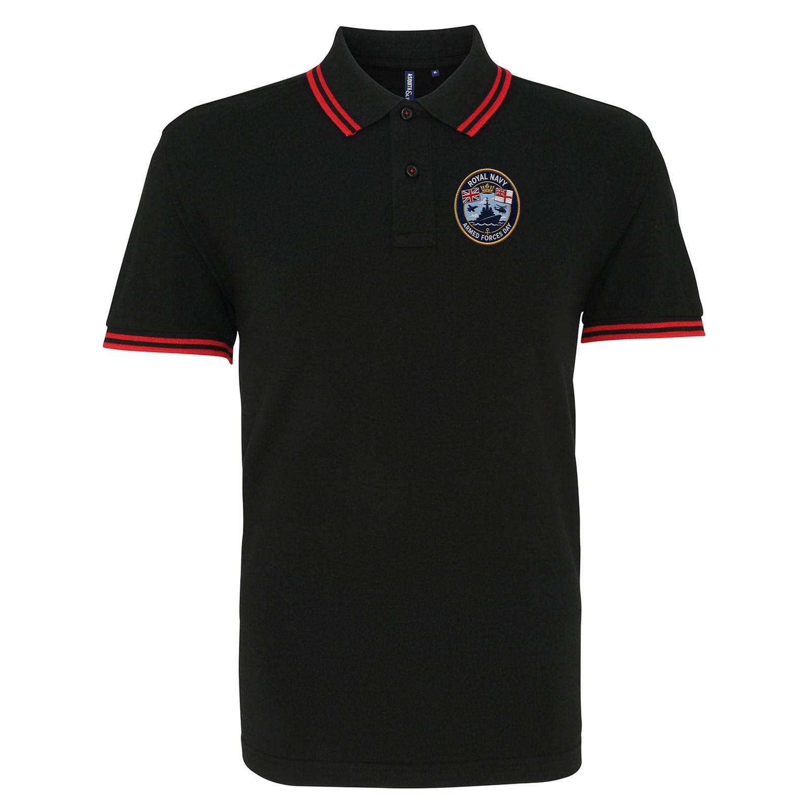 Royal Navy Armed Forces Day Tipped Polo Shirt