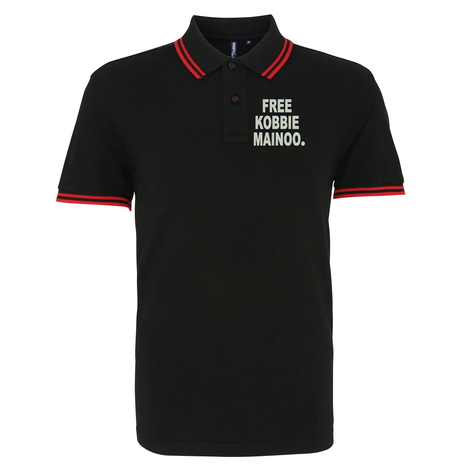 Free Kobbie Mainoo Tipped Polo Shirt