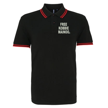 Free Kobbie Mainoo Tipped Polo Shirt