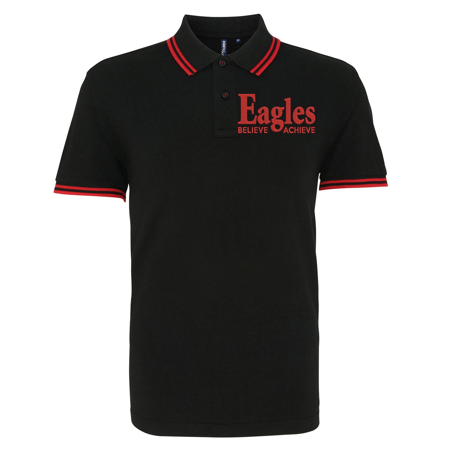 Crystal Palace Soccer Tipped Polo Shirt