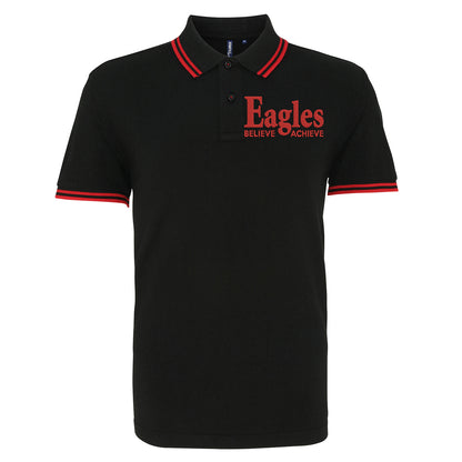 Crystal Palace Soccer Tipped Polo Shirt
