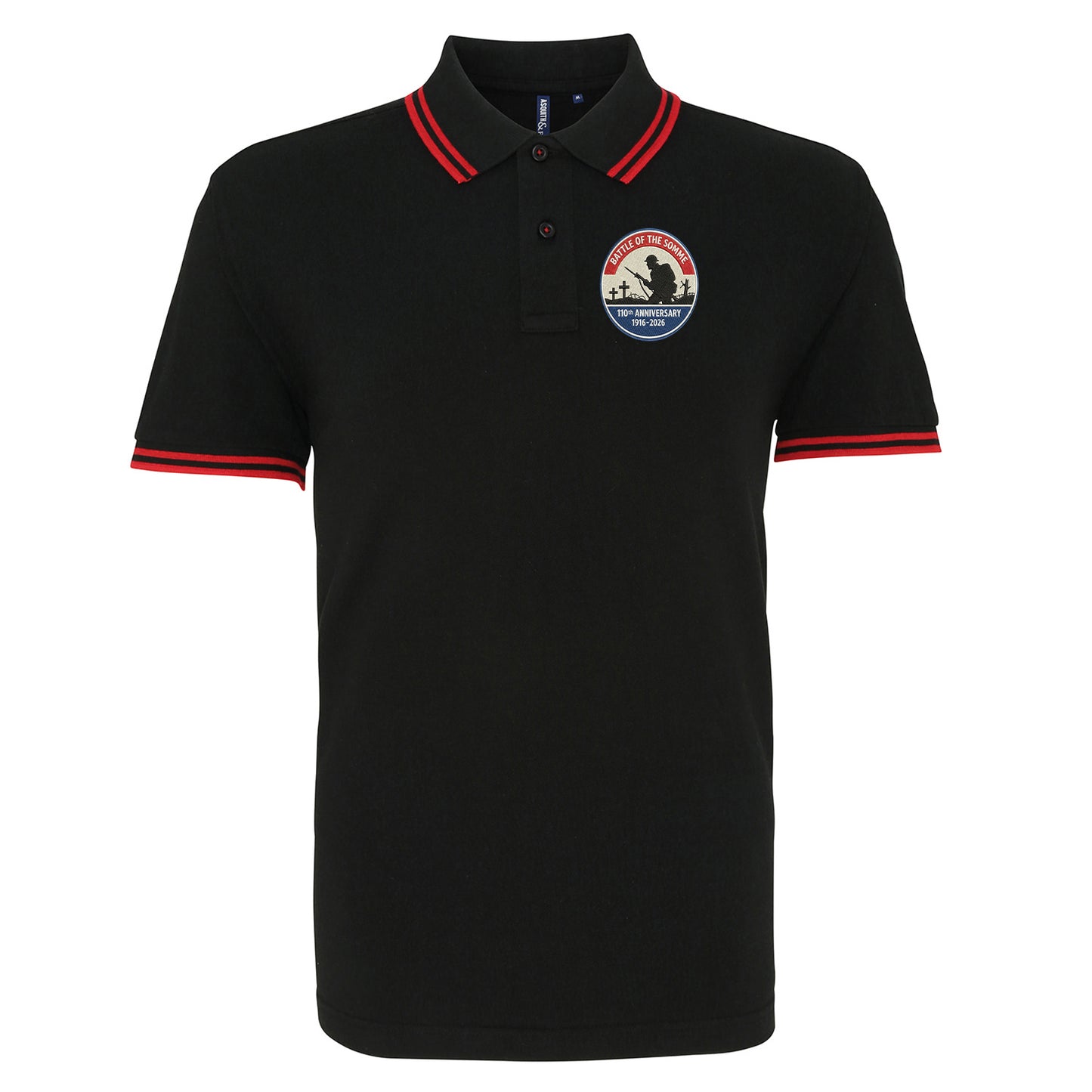 Battle of The Somme 110th Anniversary Tipped Polo Shirt