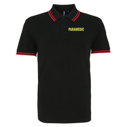 Paramedic Tipped Polo Shirt