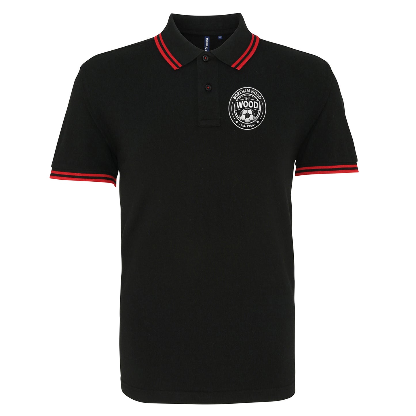 Boreham Wood Football Tipped Polo Shirt