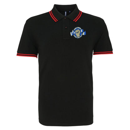 Montrose FC Football Tipped Polo Shirt 