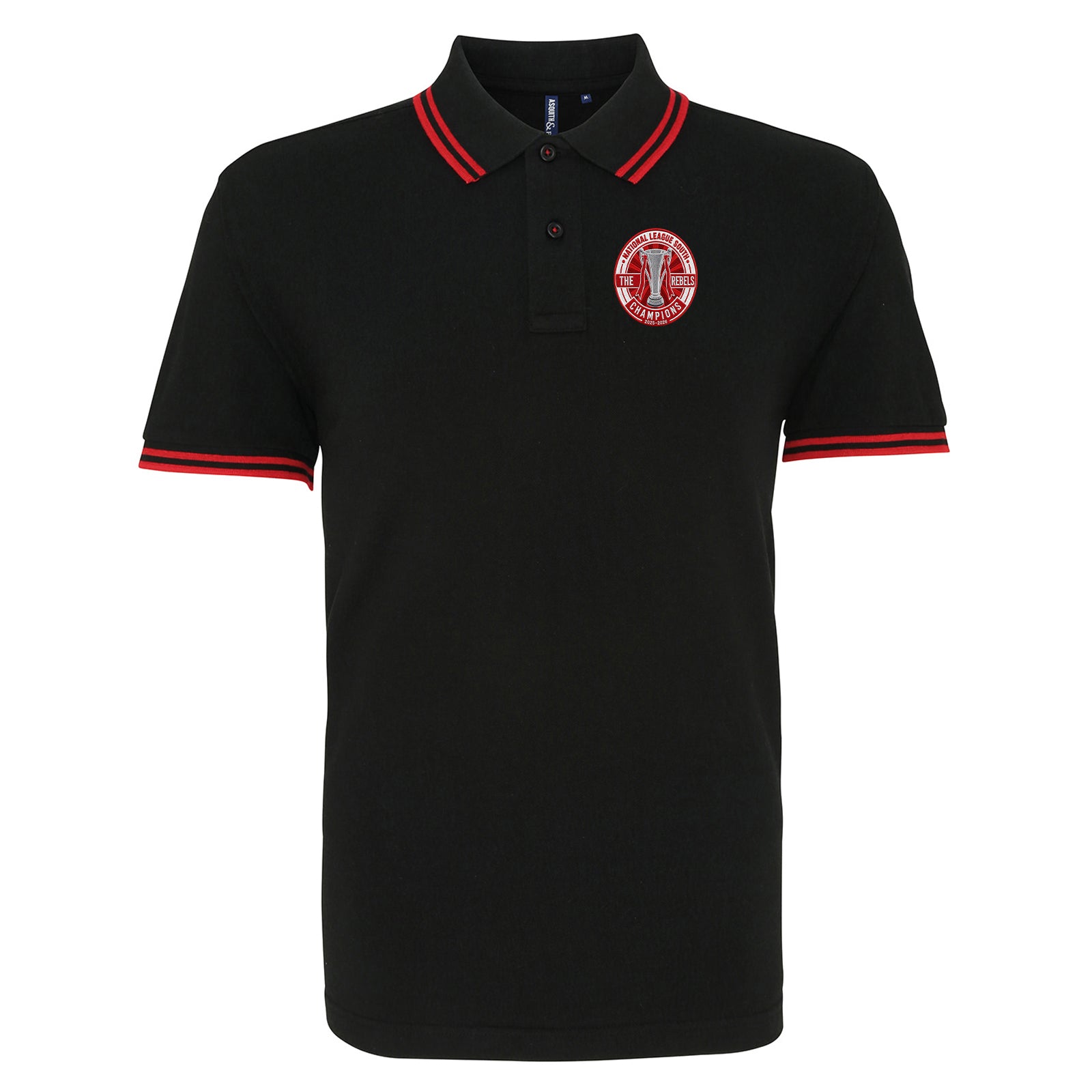 Worthing National League South Champions 2026 Tipped Polo Shirt