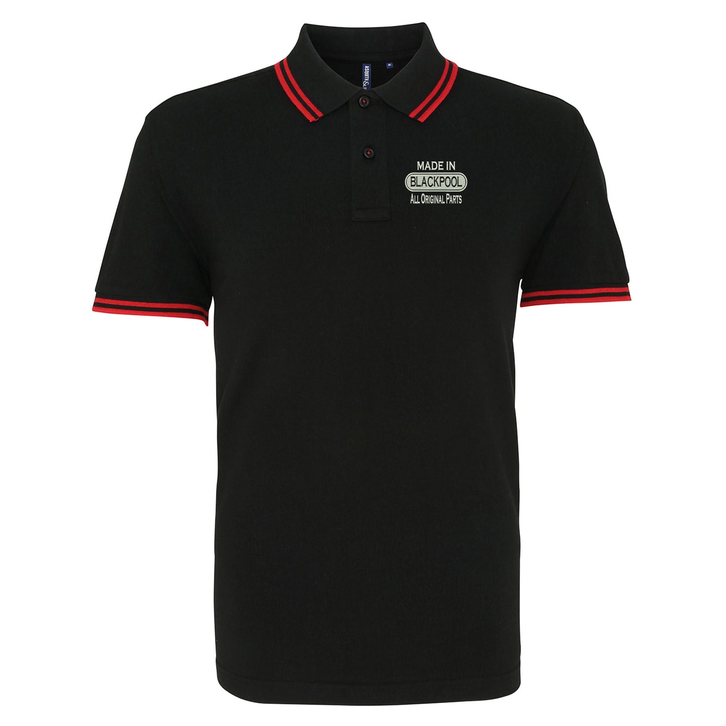 Made in Blackpool Tipped Polo Shirt