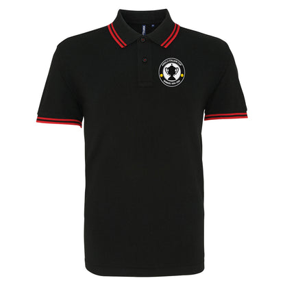 Retro Notts Anglo-Italian Cup Tipped Polo Shirt 