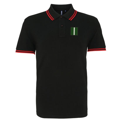 The Green Howards Tactical Recognition Flash Embroidered Tipped Polo Shirt