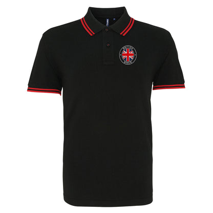 British Biker Tipped Polo Shirt 