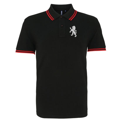 Retro Scotland 1872 Football Tipped Polo Shirt