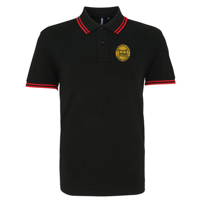 Retro Newport 1989 Embroidered Tipped Polo Shirt
