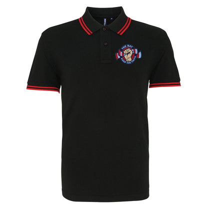 Colwyn Bay Football Tipped Polo Shirt