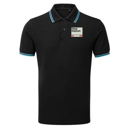 Bradford Bulls Odsal Stadium Tipped Polo Shirt