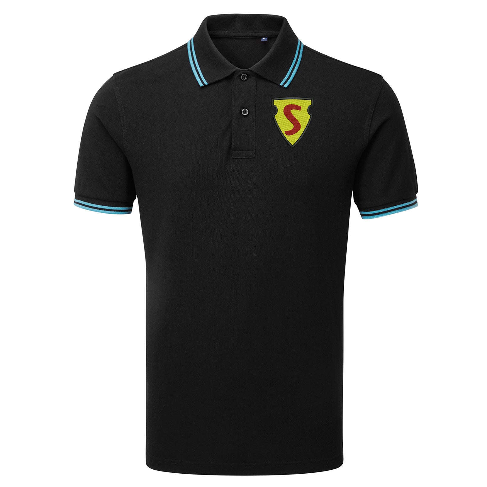 Superman Tipped Polo Shirt