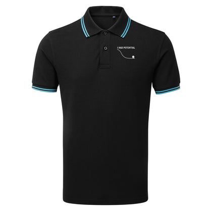 I Had Potential Tipped Polo Shirt
