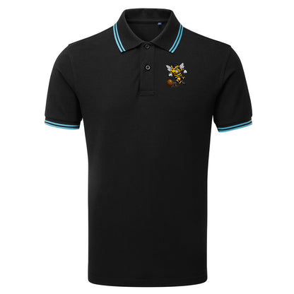 Alloa Athletic 1960s Tipped Polo Shirt