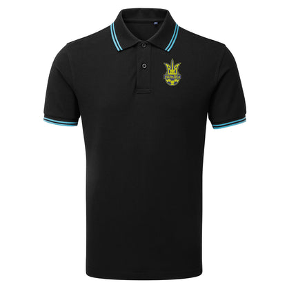 Old School Ukraine National Football Polo Shirt