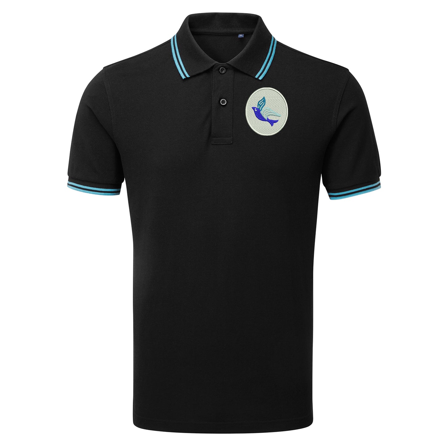 Classic Cardiff City FC Tipped Polo Shirt