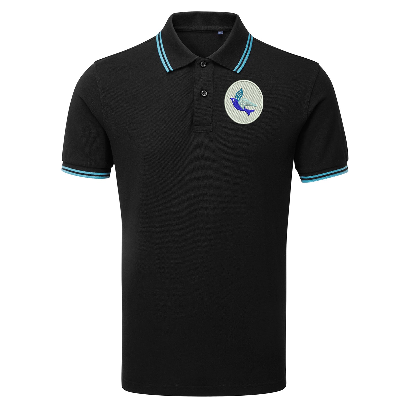 Classic Cardiff City FC Tipped Polo Shirt