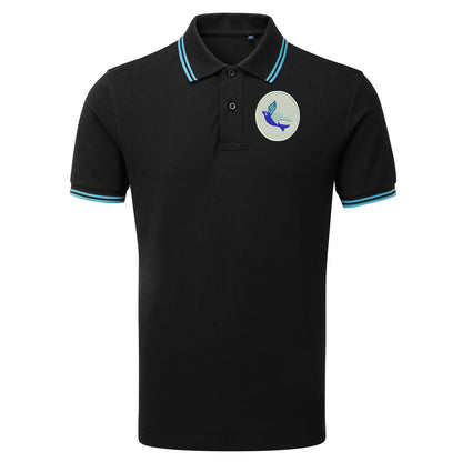 Classic Cardiff City FC Tipped Polo Shirt