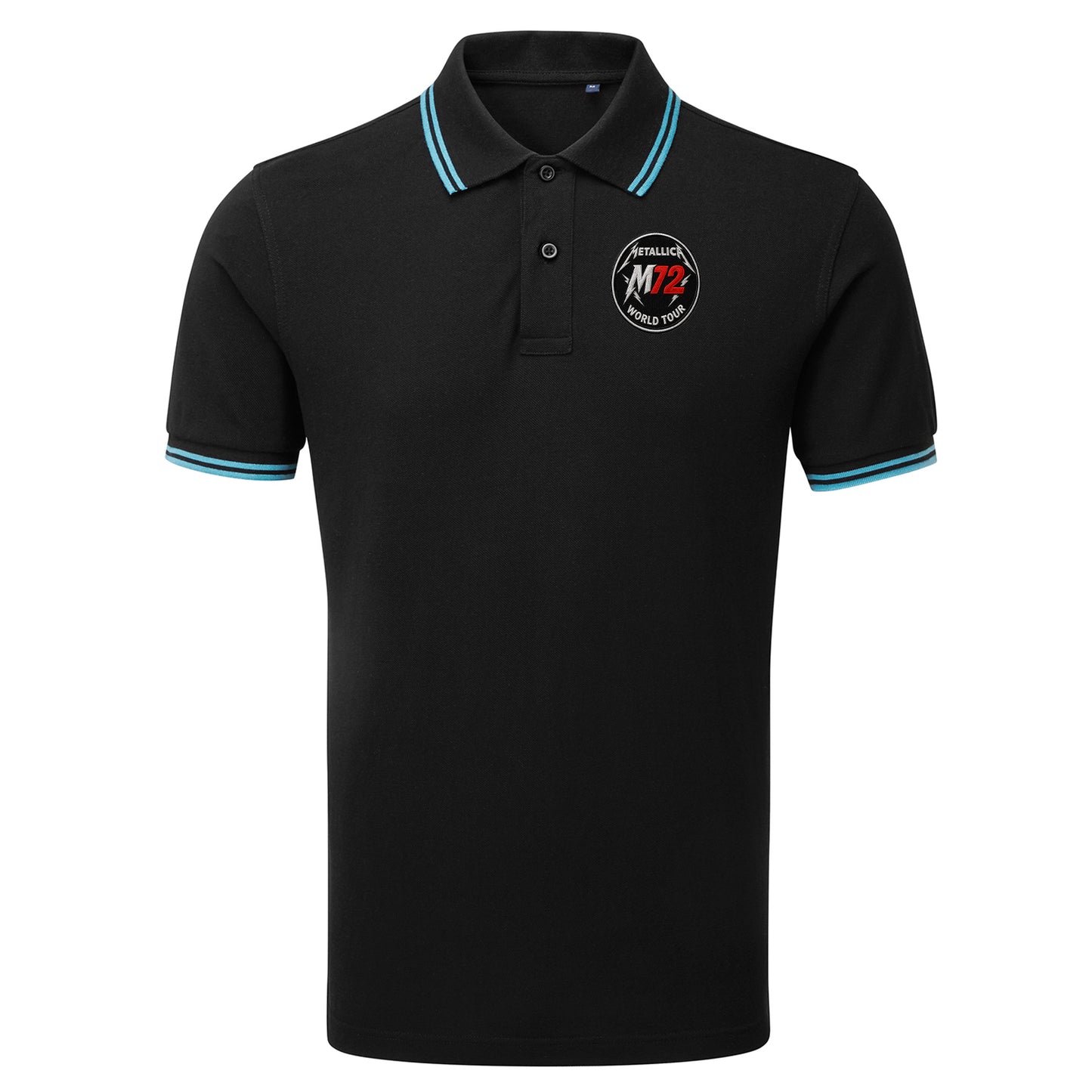 Metallica M72 World Tour Tipped Polo Shirt