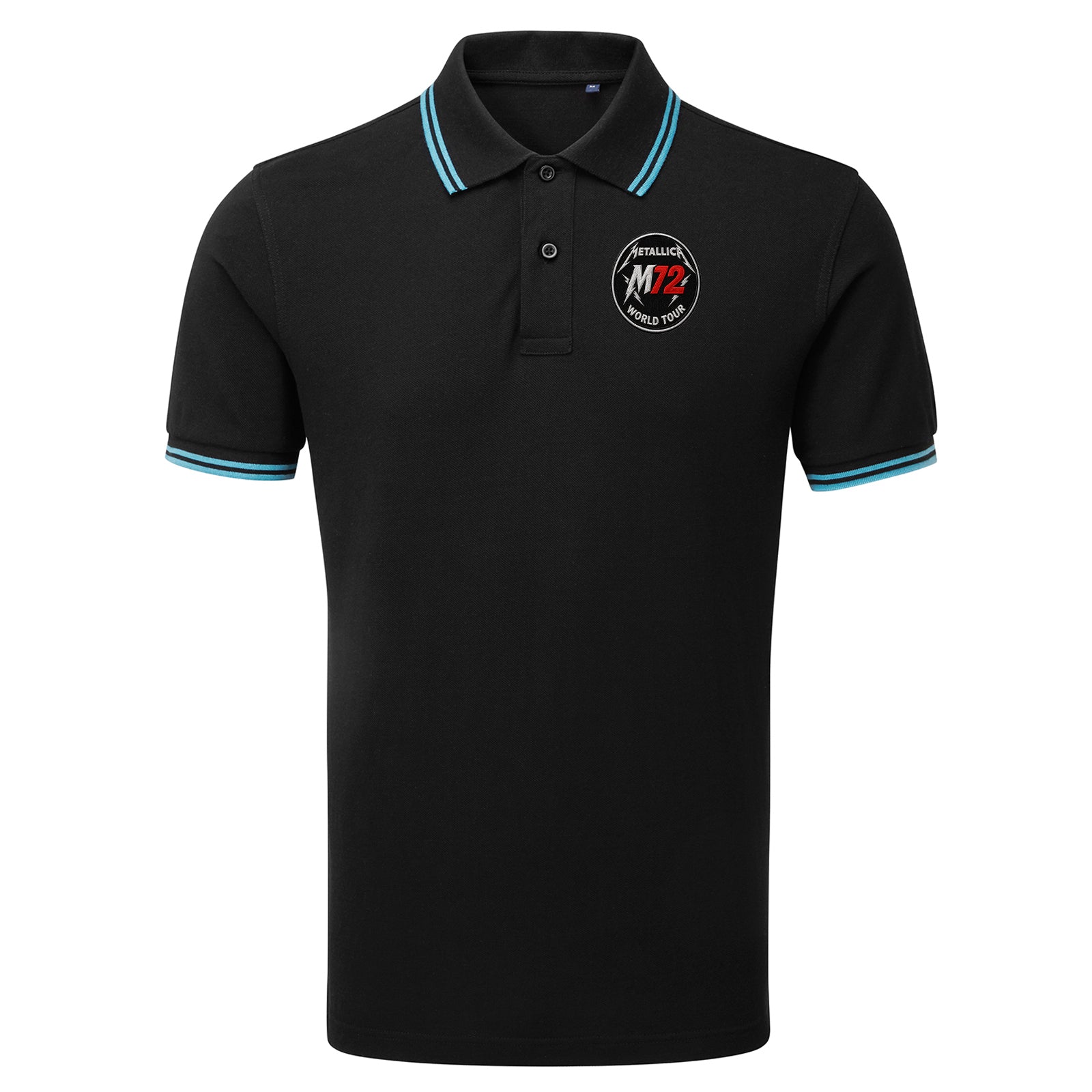 Metallica M72 World Tour Tipped Polo Shirt
