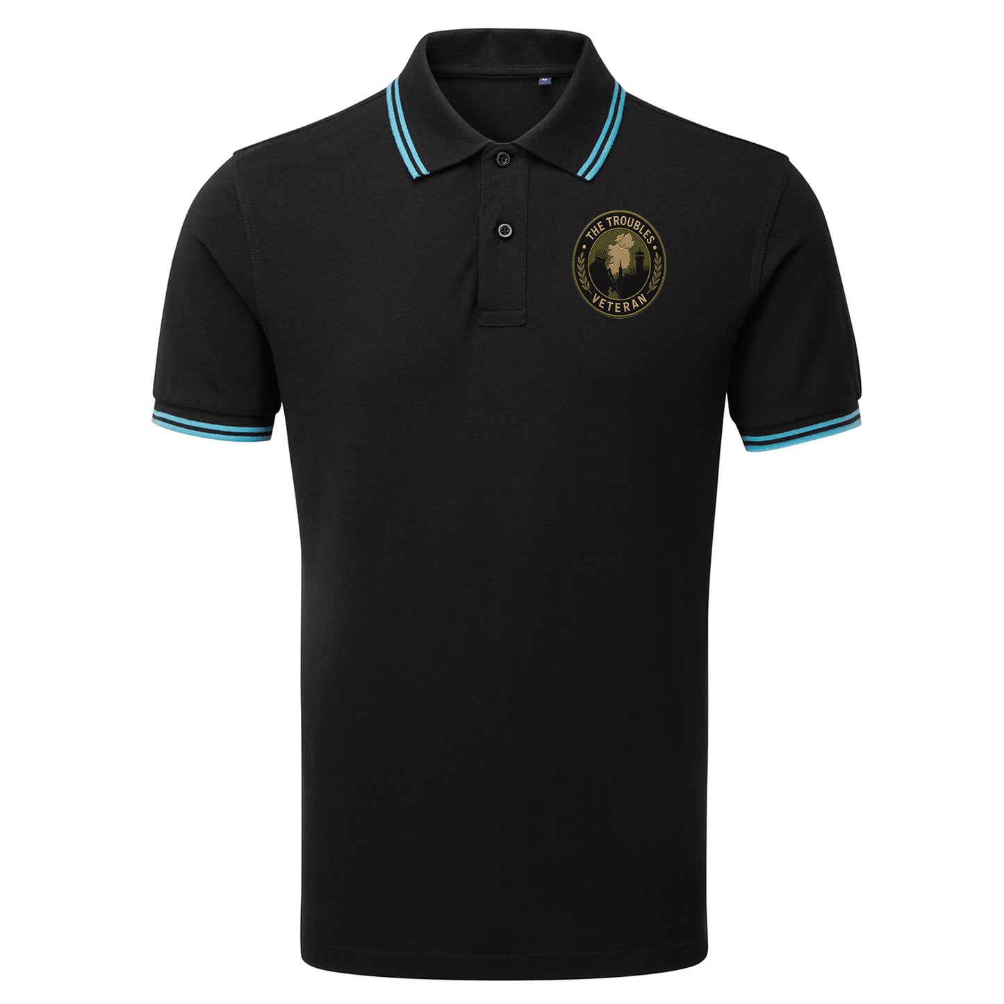 The Troubles Northern Ireland Tipped Polo Shirt