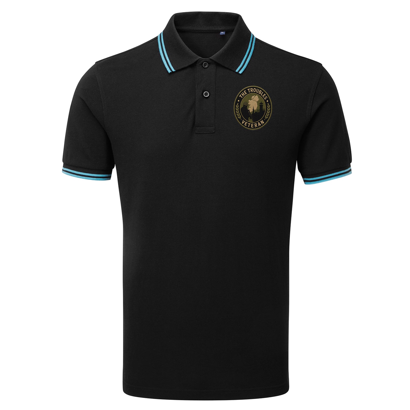 The Troubles Northern Ireland Tipped Polo Shirt