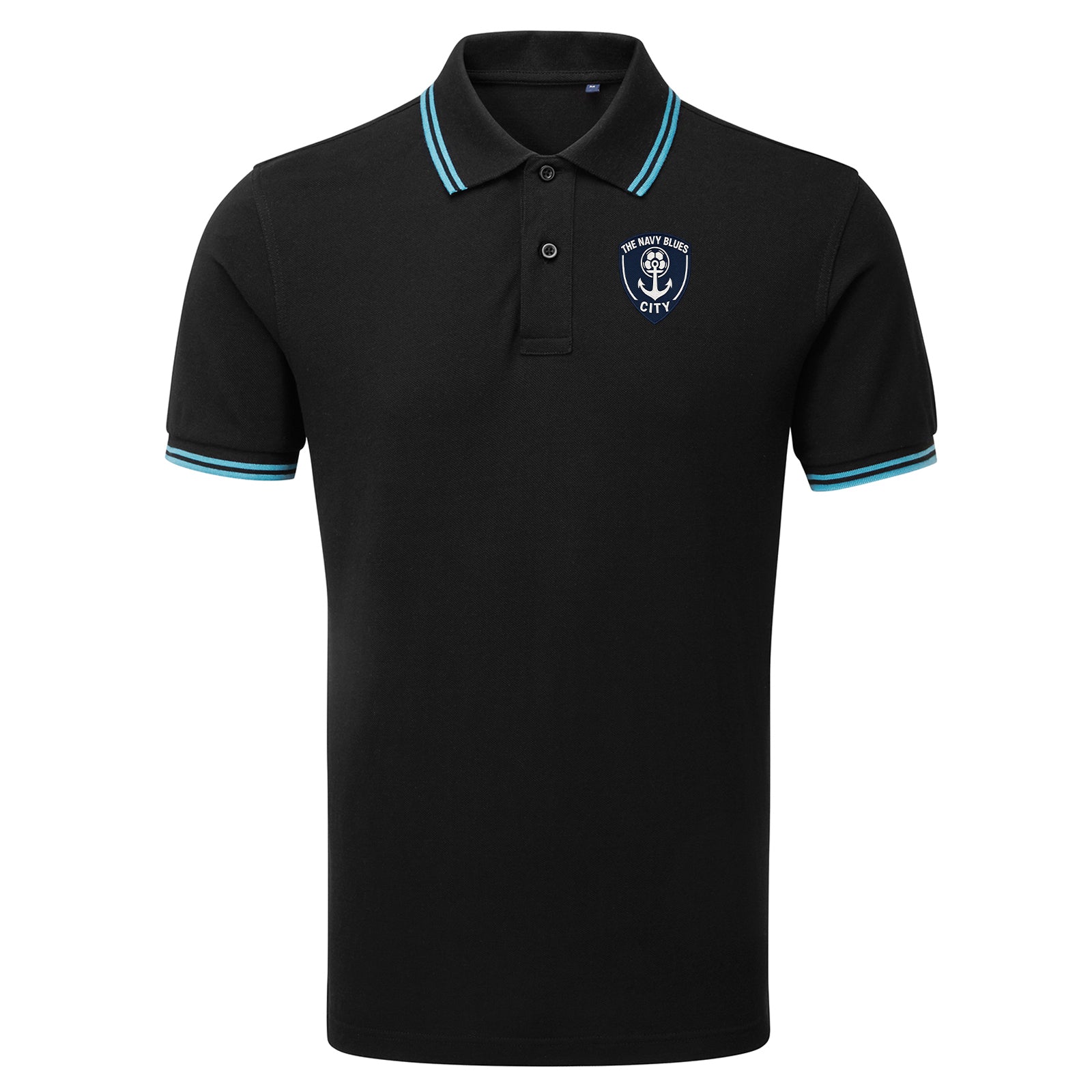 The Navy Blues Auckland City Tipped Polo Shirt