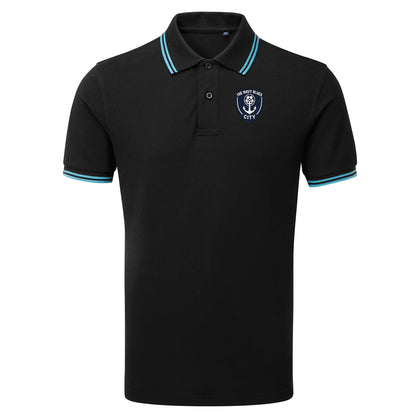 The Navy Blues Auckland City Tipped Polo Shirt
