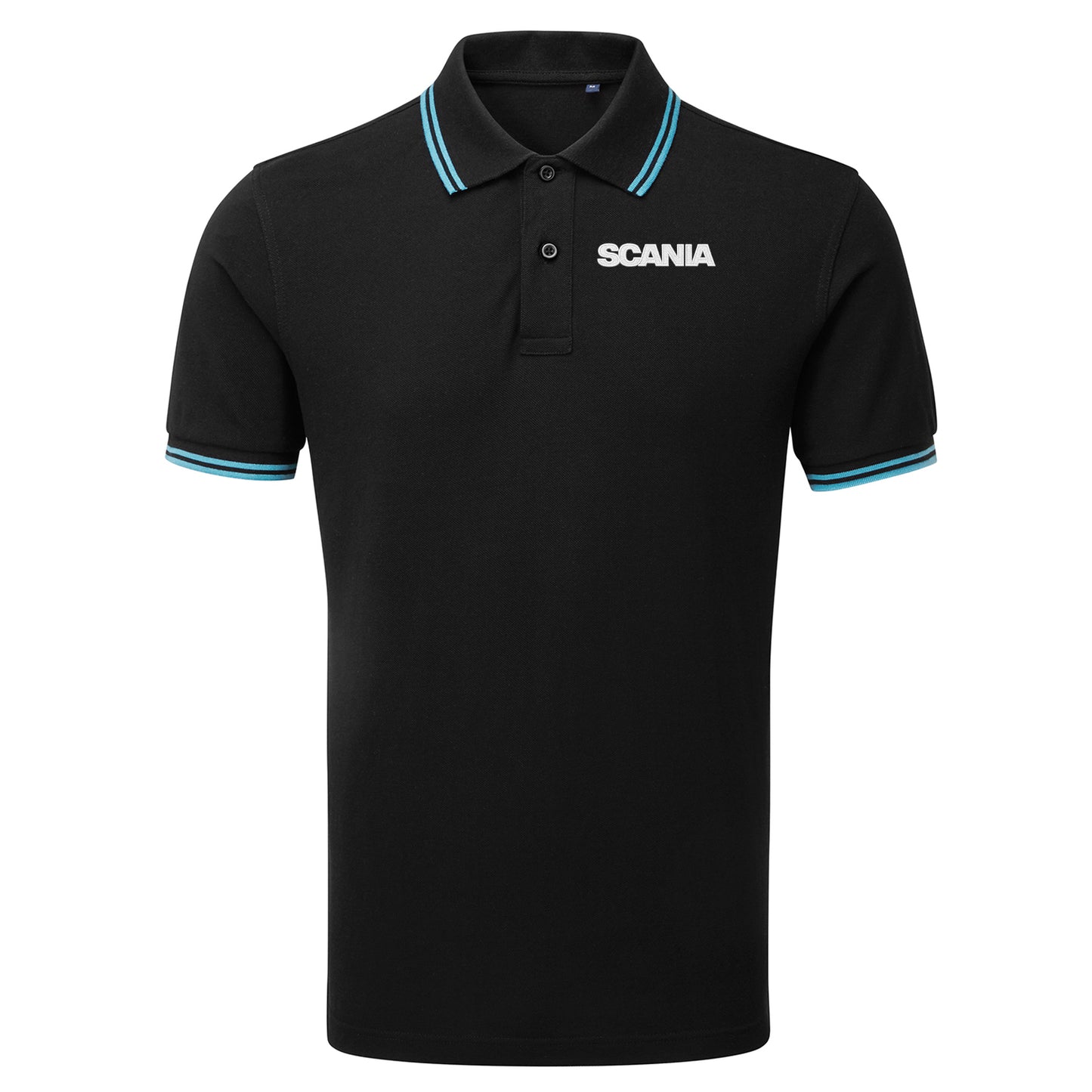 Scania Trucks Tipped Polo Shirt