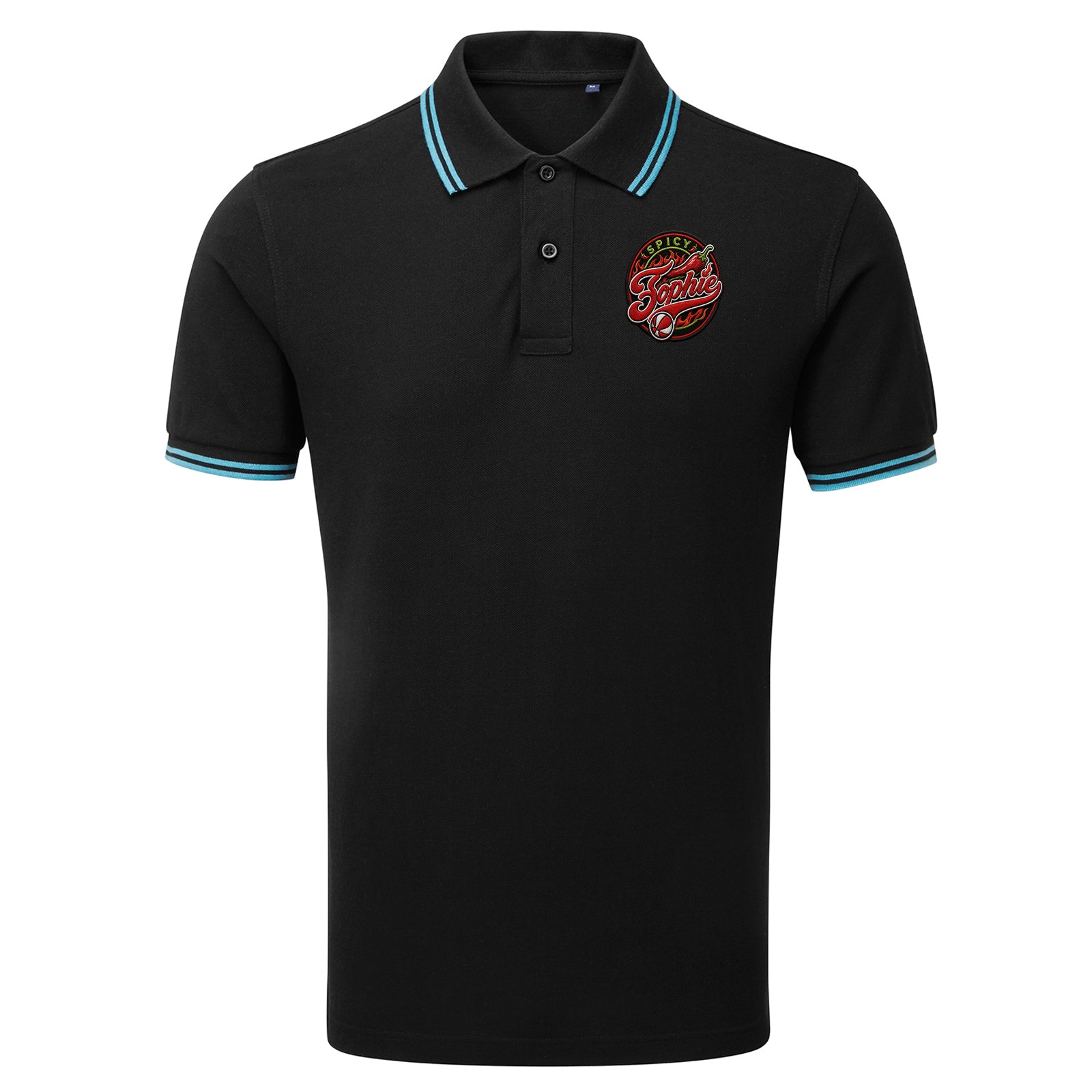 Spicy Sophie Cunningham Basketball Tipped Polo Shirt