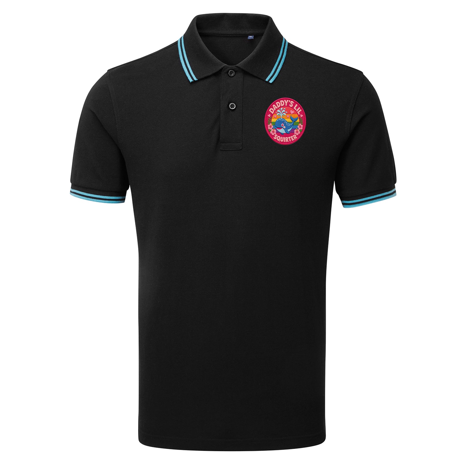 Daddy’s Lil Squirter Tipped Polo Shirt