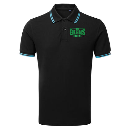 Glentoran FC Football Tipped Polo Shirt 