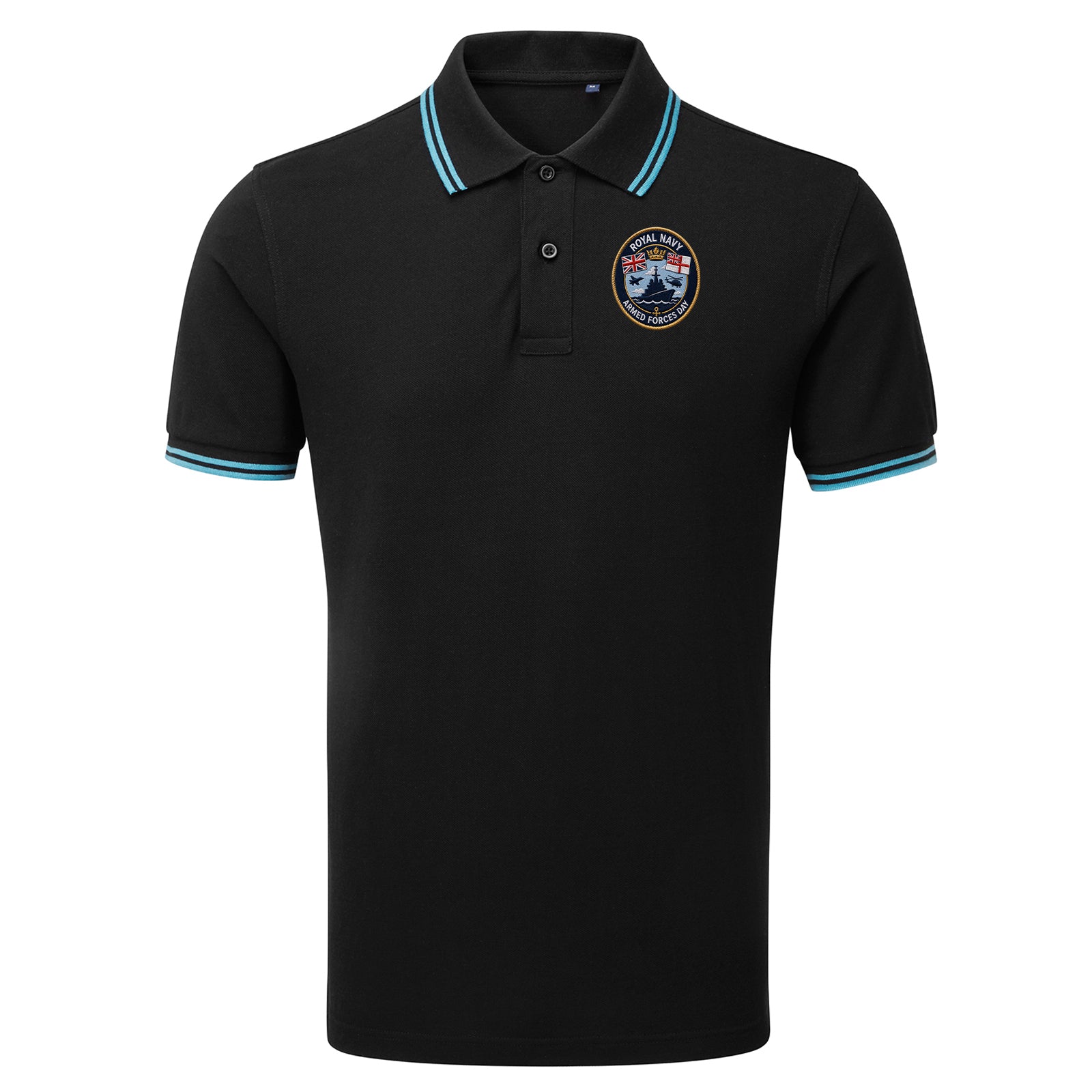Royal Navy Armed Forces Day Tipped Polo Shirt