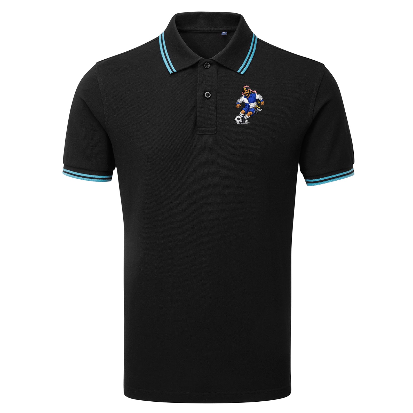 Bristol Rovers Football Tipped Polo Shirt