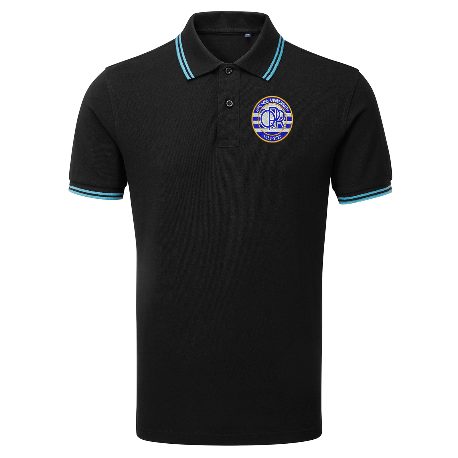 QPR Classic Football Tipped Polo Shirt