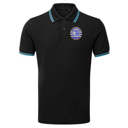 QPR Classic Football Tipped Polo Shirt