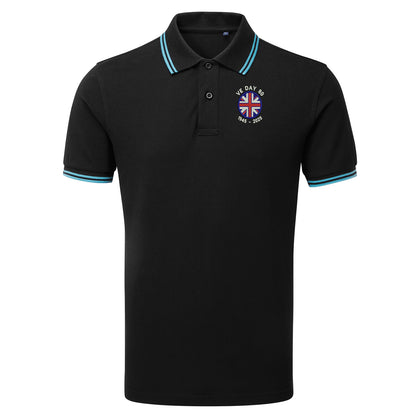 VE Day 80 1945-2025 Tipped Polo Shirt