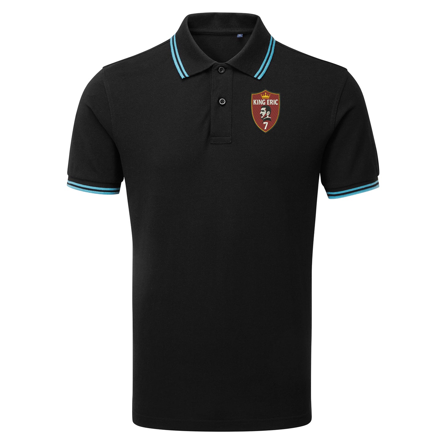 King Eric Cantona Tipped Polo Shirt