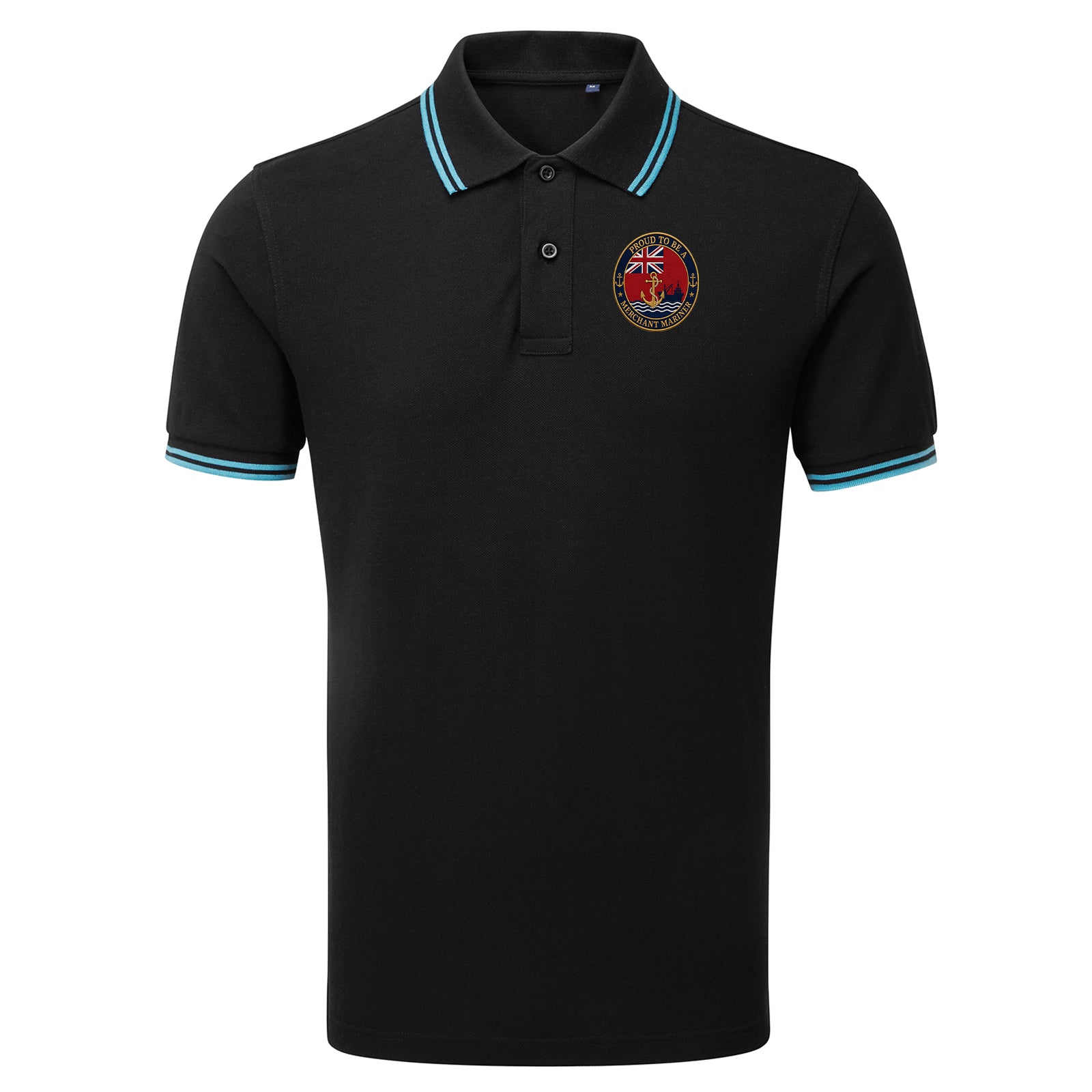 Merchant Mariner Tipped Polo Shirt