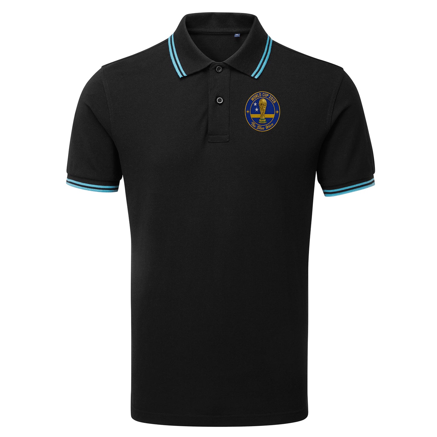 Curacao Football Tipped Polo Shirt