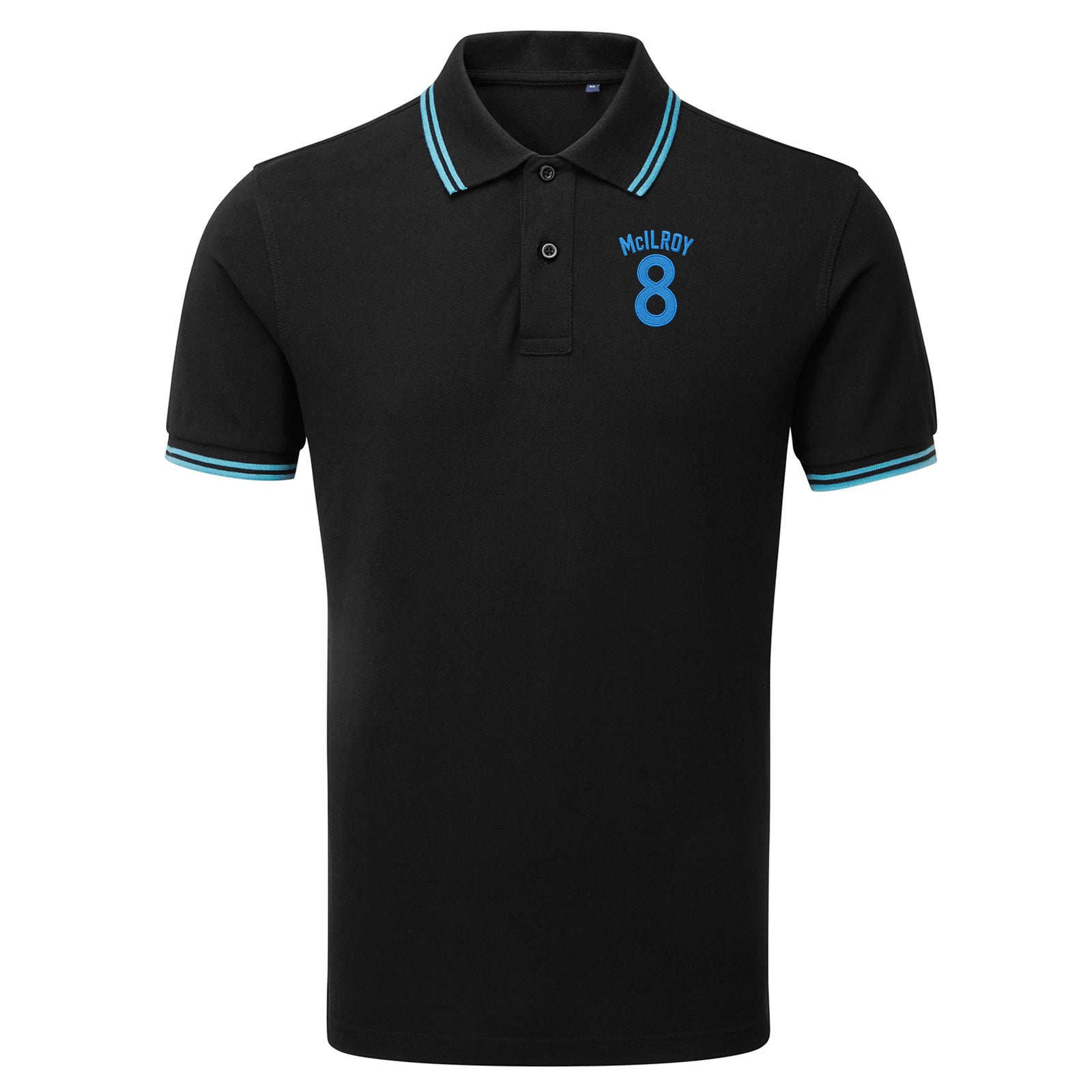 Jimmy McIlroy Burnley Football Tipped Polo Shirt