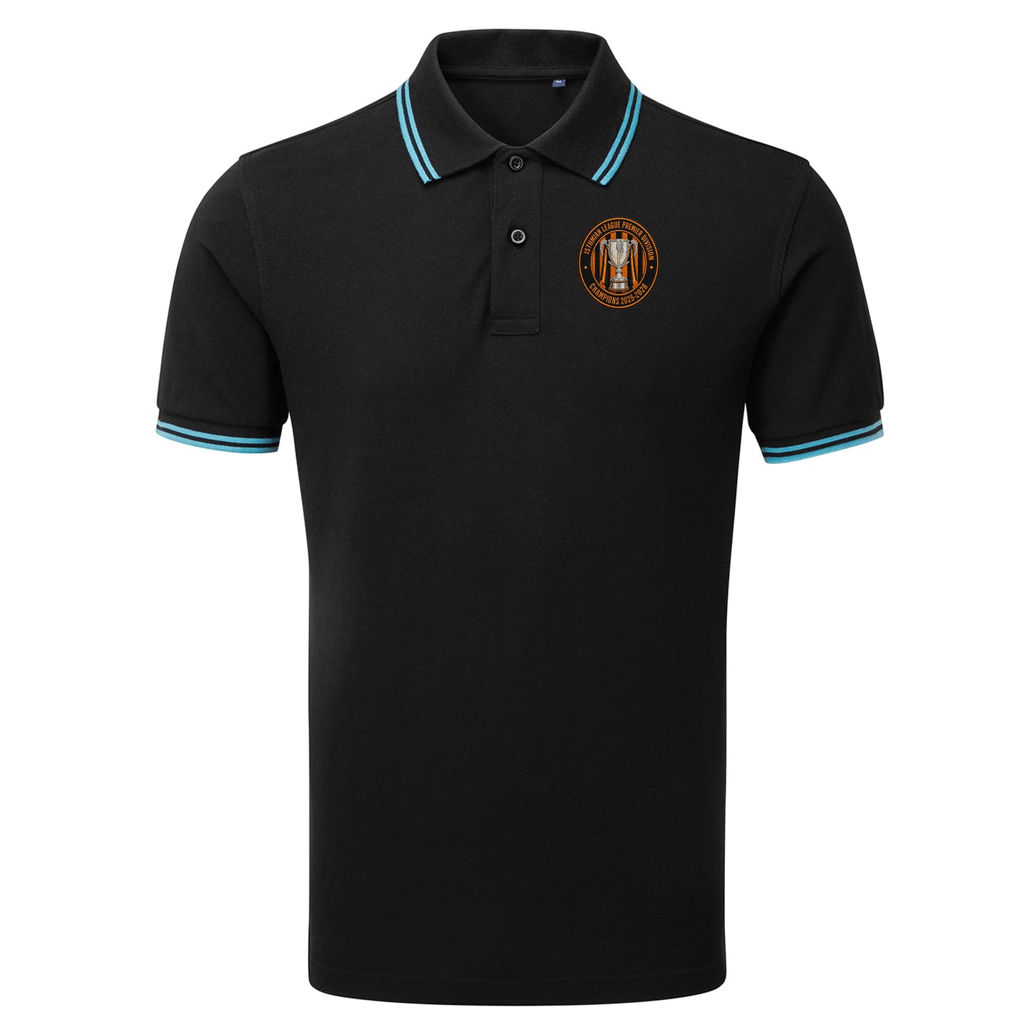 Folkestone Invicta Isthmian Premie League Champions Tipped Polo Shirt