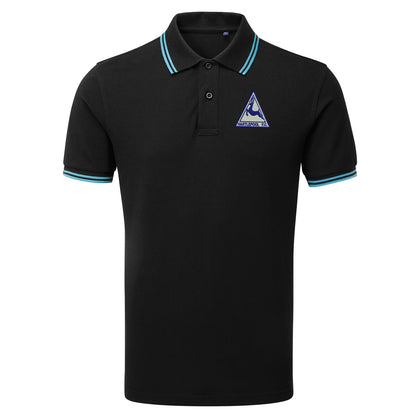Retro Hartlepool Embroidered Tipped Polo Shirt