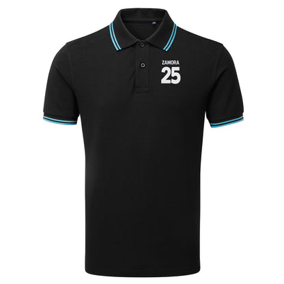 Bobby Zamora Brighton Football Tipped Polo Shirt 
