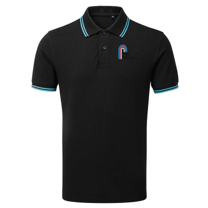 Trans Kids Belong Tipped Polo Shirt